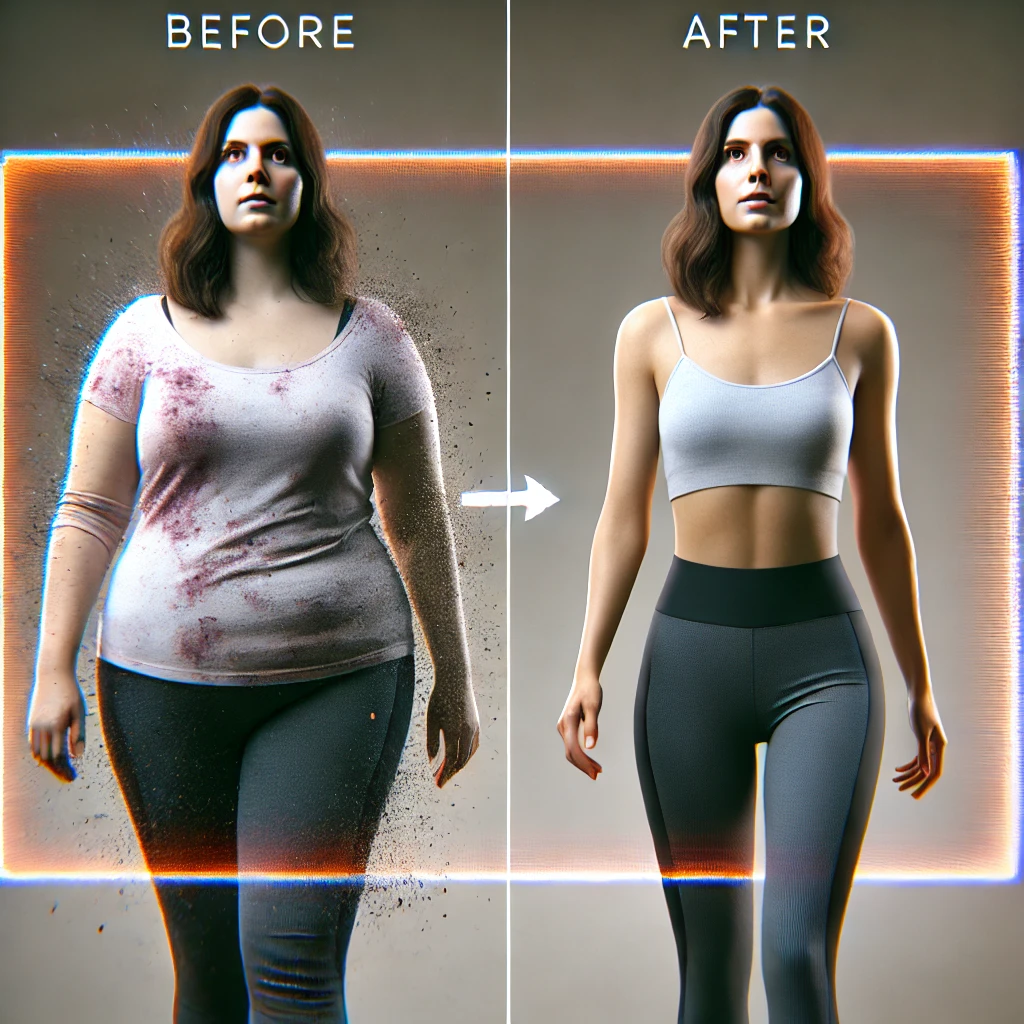 detox, antes e depois