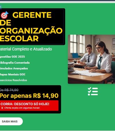 Prova do Mérito - GOE e Secretário de Escola