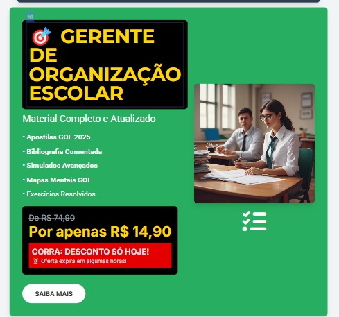 Prova do Mérito - GOE e Secretário de Escola