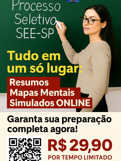 CONHECIMENTOS GERAIS  - PROCESSO SELETIVO SEE SP 2025
